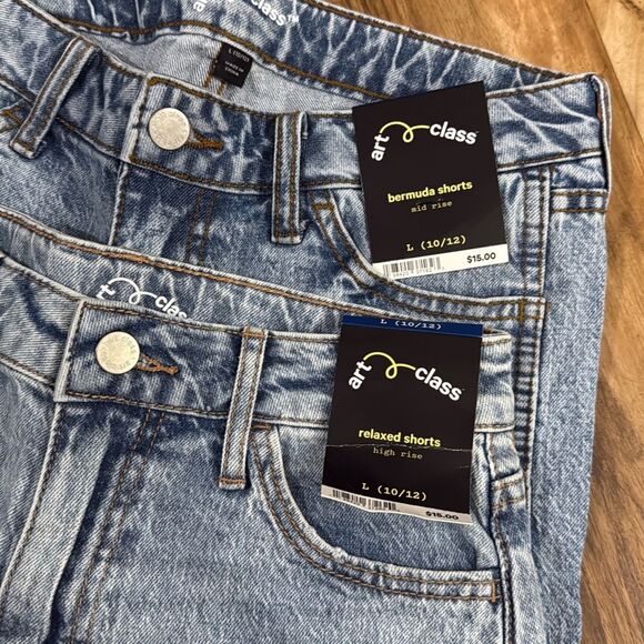 Art Class Girls Denim Shorts Bundle Size 10/12 NWT - Picture 5 of 6